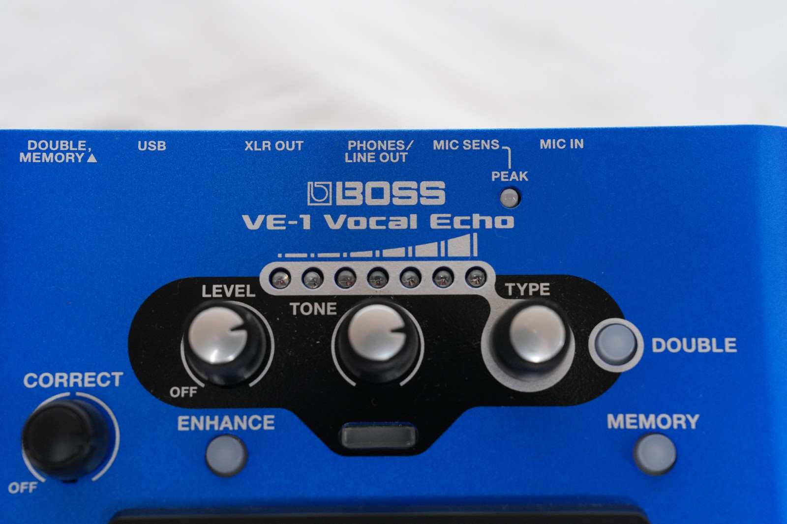 BOSS VE-1 Vocal Echo Processor 7 Echo Types Doubling Effect Memory Function USB