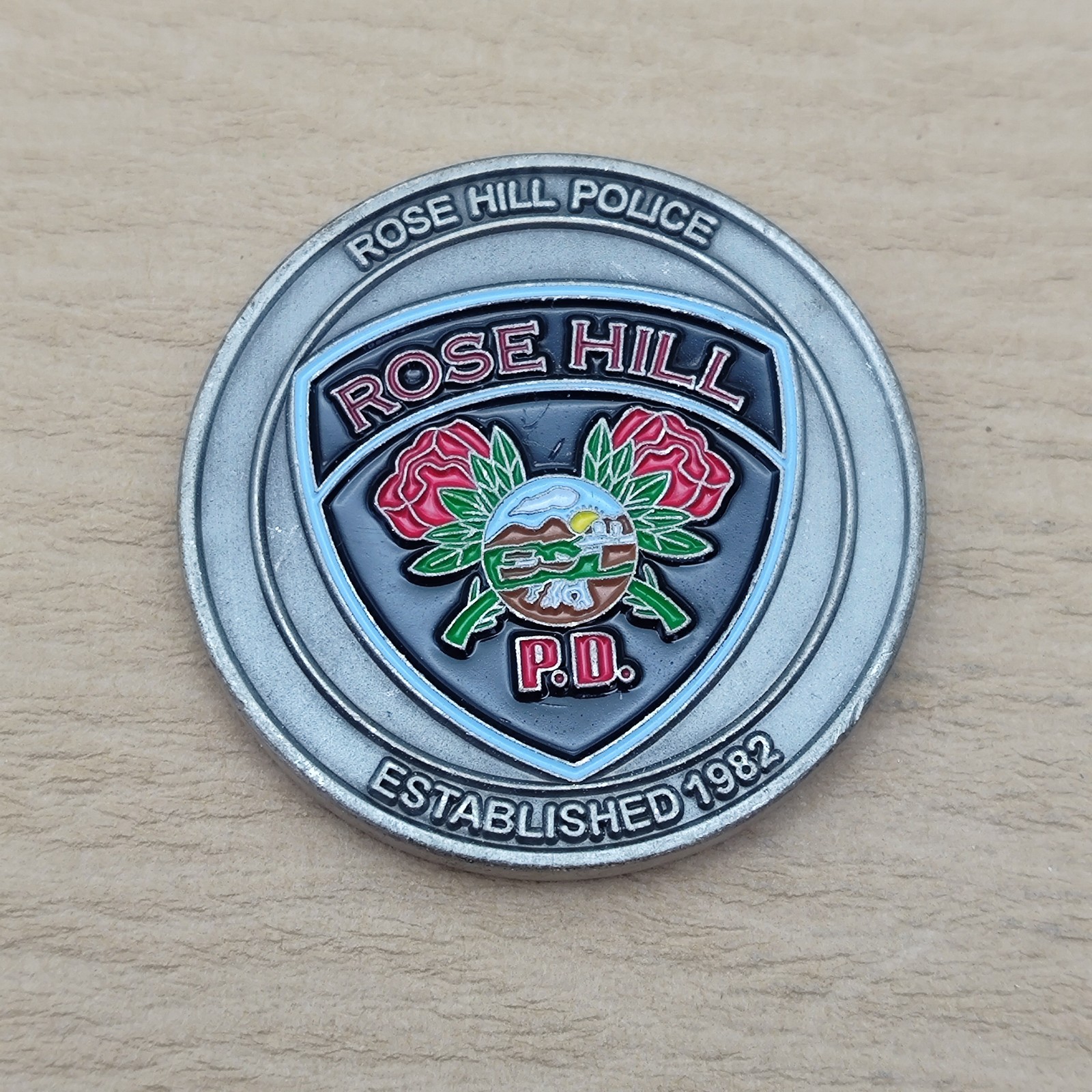 Rose Hill Police Challenge Coin