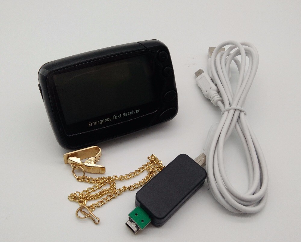 Programmable POCSAG Pager Emergency Text Receiver For MMDVM DAPNET UHF VHF 2025