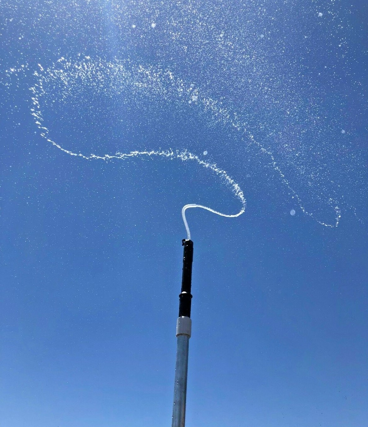 SUPER TALL CROP/DEFENSIBLE SPACE SPRINKLER ON COMMERCIAL TRIPOD OVER 12 FEET!