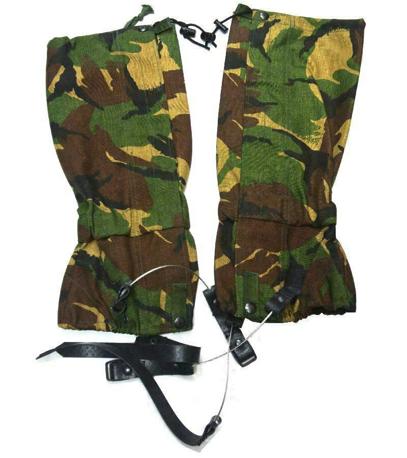Military Issue Camo Gaiters Army Waterproof General Service DPM Gaiters New long