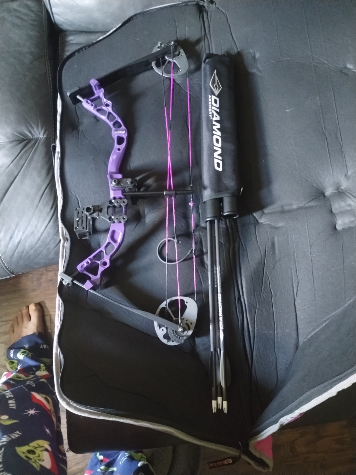 Diamond Archery Atomic Youth Bow Purple