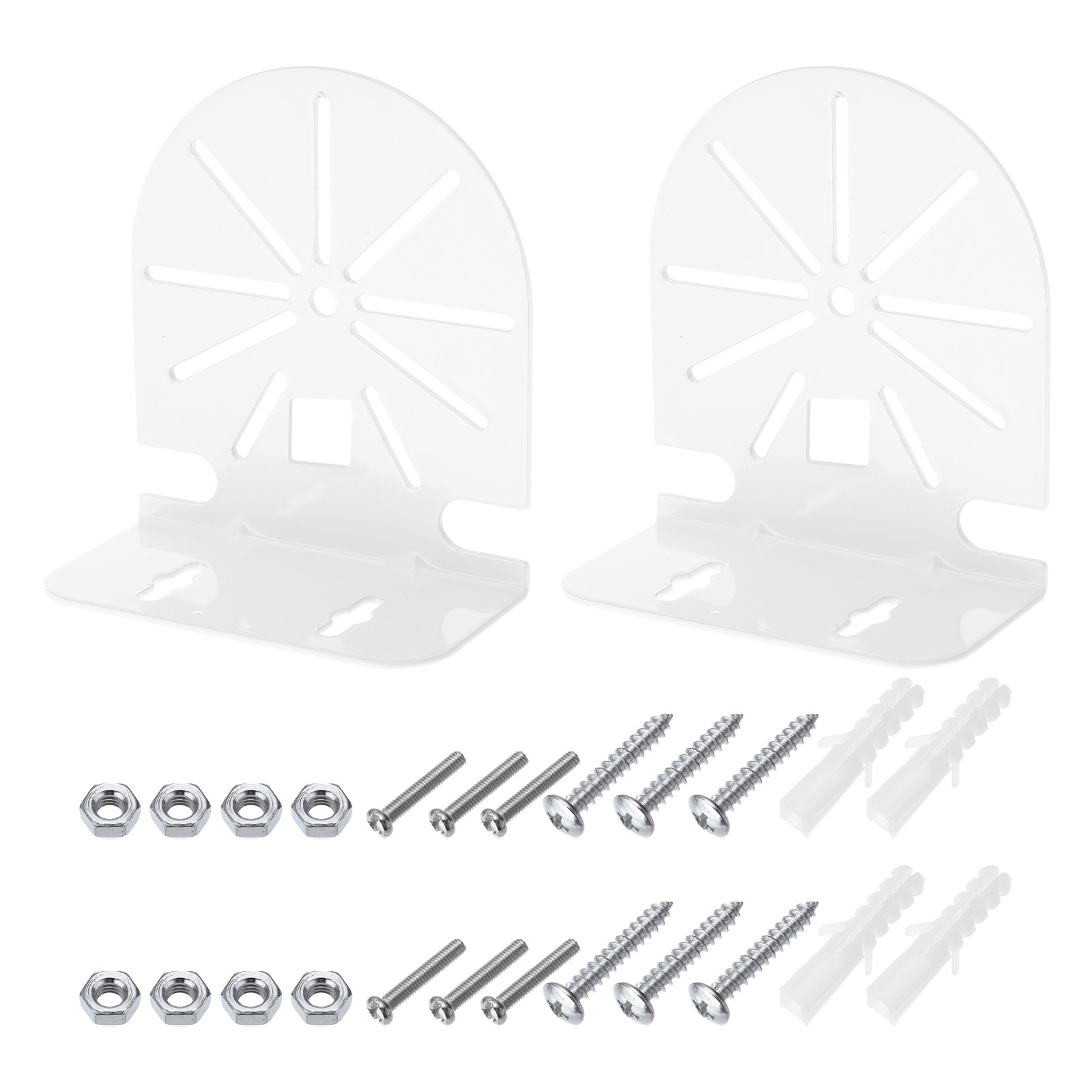 2 Pack Dome Security Camera Mounting 4.6" L-Shape Bracket, Steel