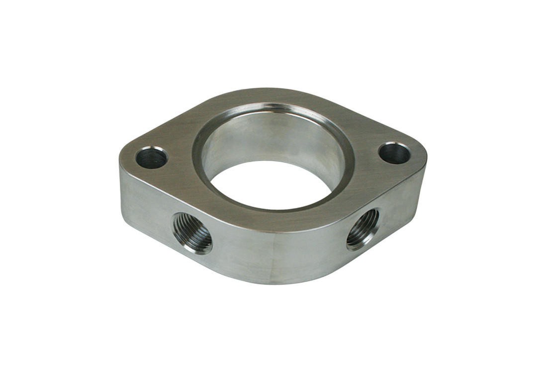 Moroso 63433 Thermostat Spacer 1 in. Thick, (2) 3/8 in. NPT Ports for SBC/BBC
