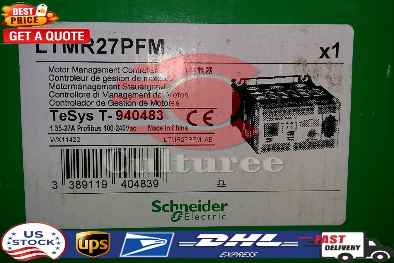 LTMR27PFM Telemecanique 100-240VAC Motor Controller Profibus