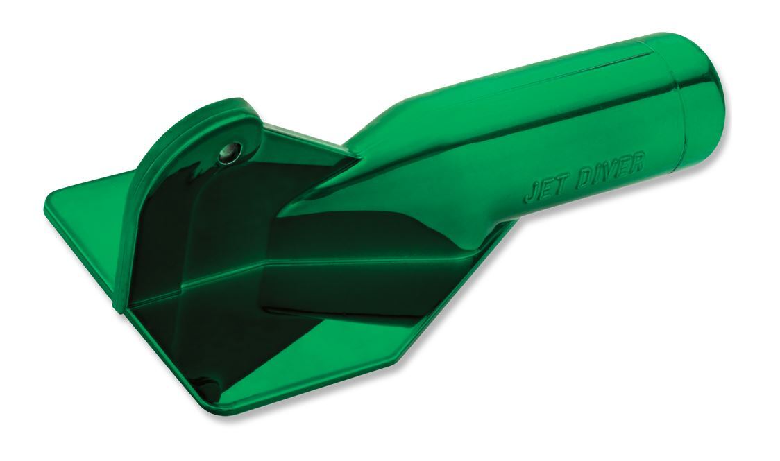 Luhr Jensen Jet Diver 020 - Metallic Green - 20 Dive Depth - Trolling Board