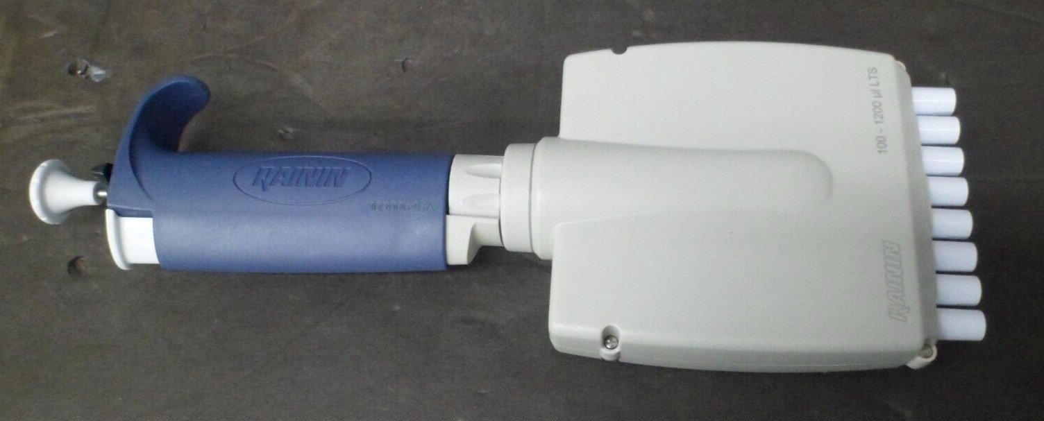 Rainin Pipet Lite 100-1200µl LTS 8 Channel Manual Pipette
