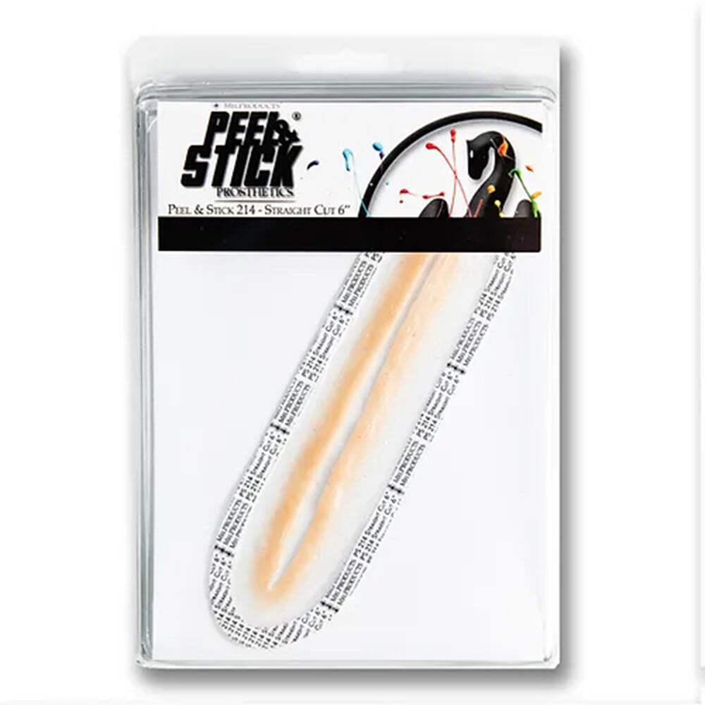 MEL Products Peel & Stick Prosthetic, Straight Cut 6" - Quick and Easy SFX