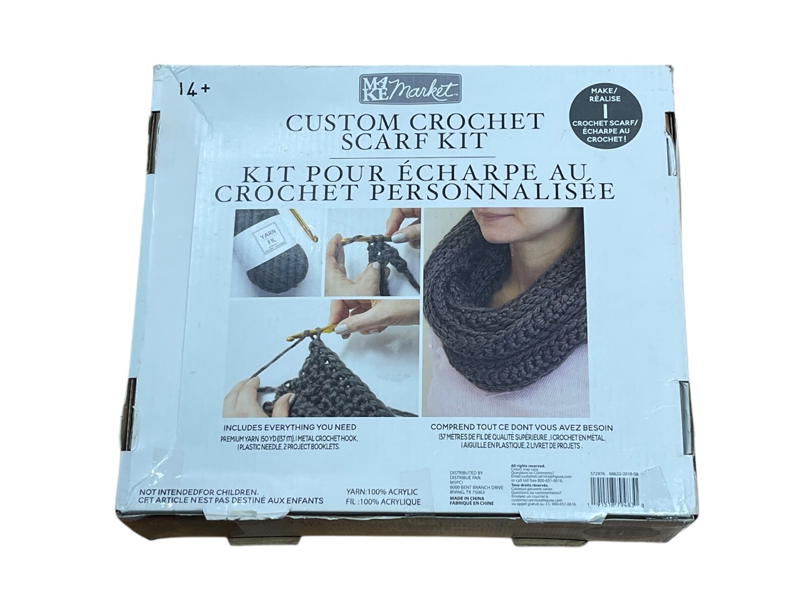 MAKE MARKET CUSTOM CROCHET SCARF KIT