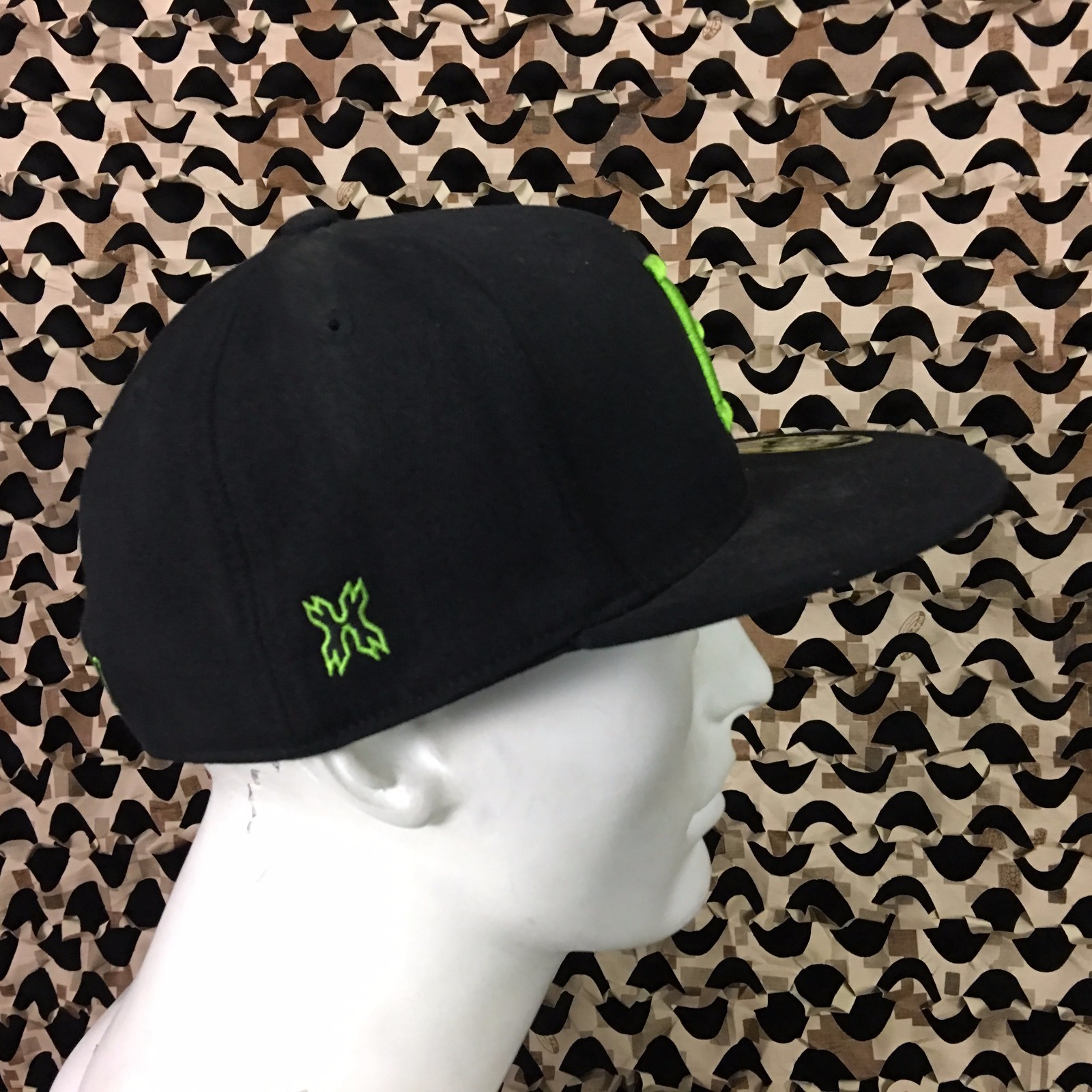NEW HK Army Flex Fit H Hat - Neon - Small/Medium