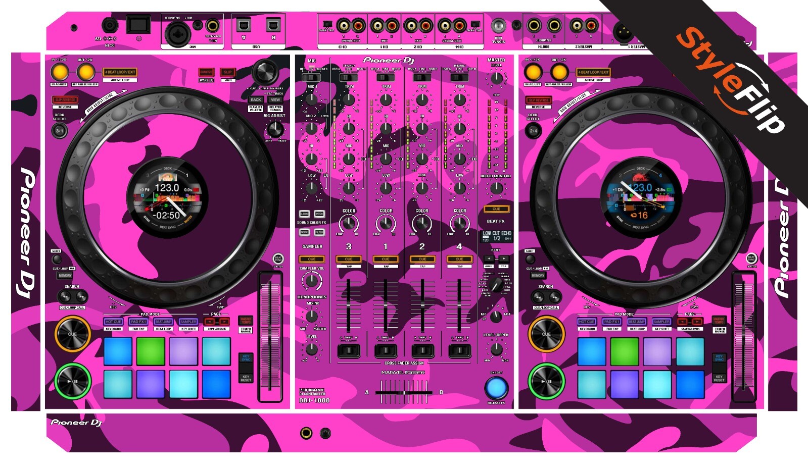 Pioneer DDJ-1000 Skin | Pink Camo |  Protective Decal | StyleFlip Skins