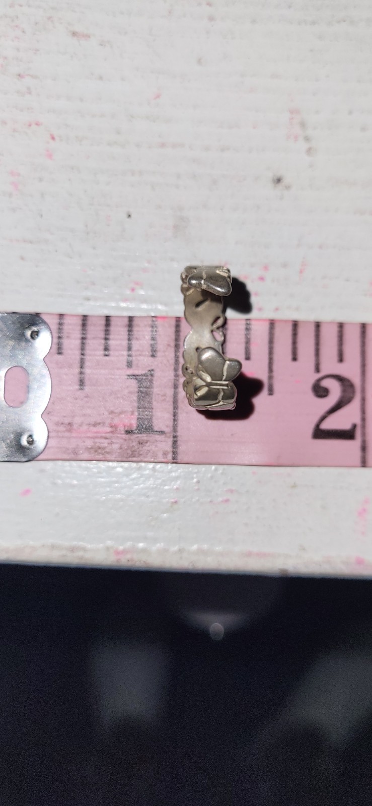 Real 925 Silver Adjustable Toe Ring 2pc BUTTERFLY & LADY BUG