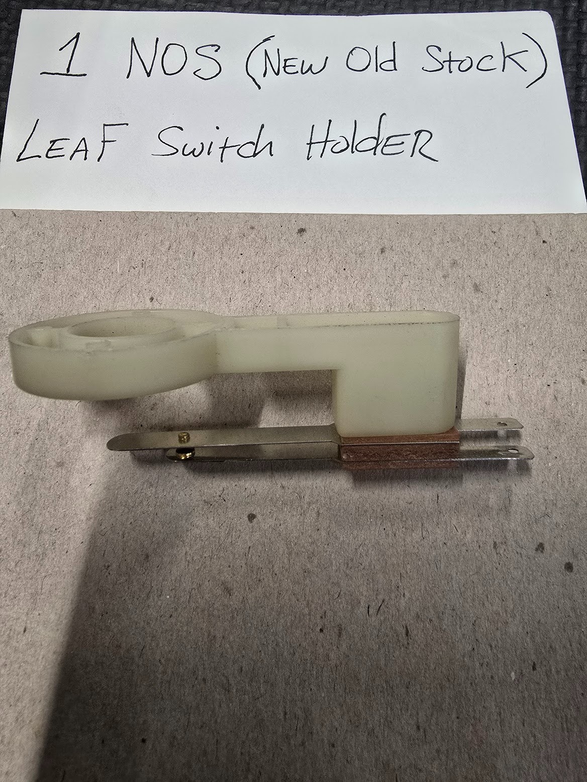 New Old Stock Leaf Switch Button Holder and Switch *New*