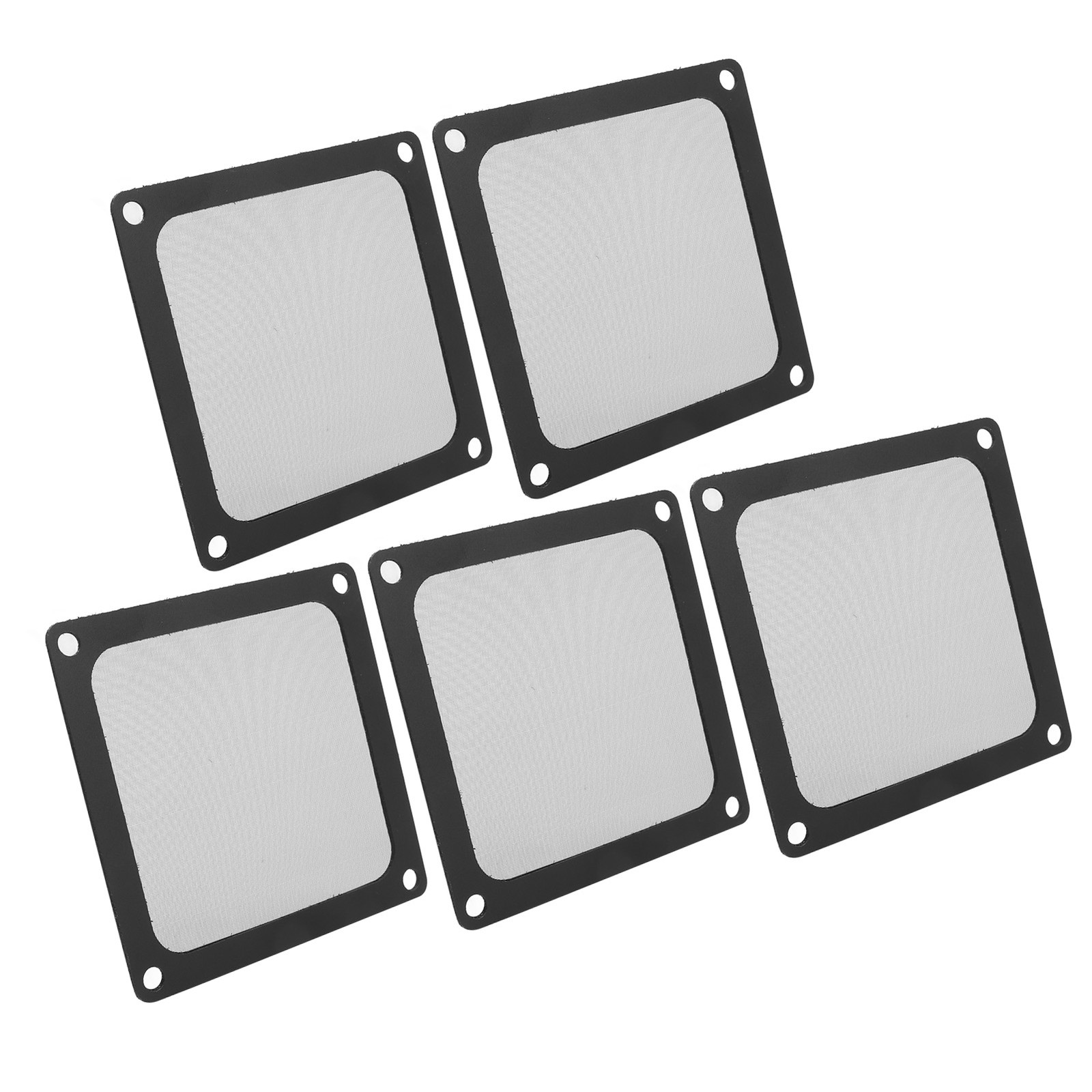 .›5 Pack 80x80mm Dust Filter For Computer Cooler Fan Magnetic Frame PC Fan Dust