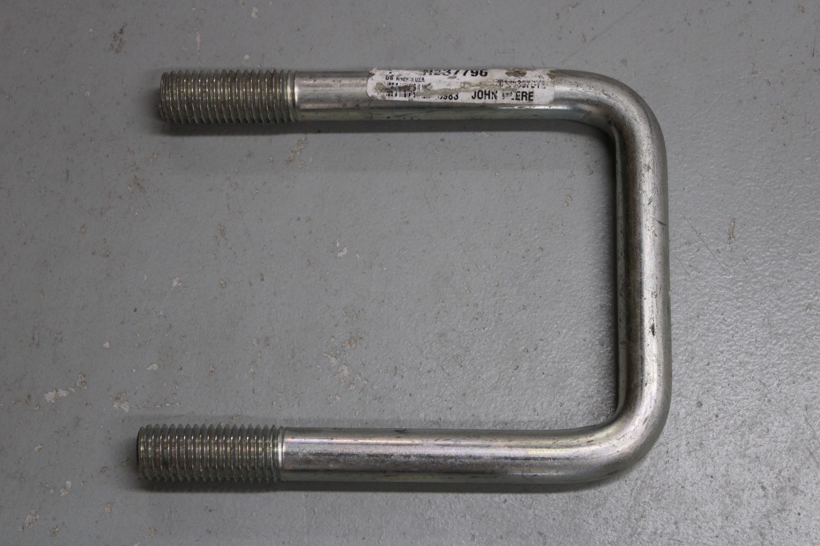 John Deere N237796 U-Bolt, 3/4  X 6.12