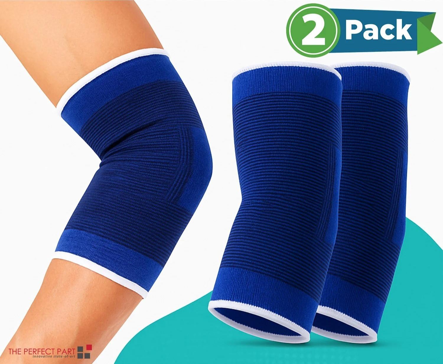 Elbow Compression Sleeve Support Brace for Sports Gym Tennis Golf Workout
