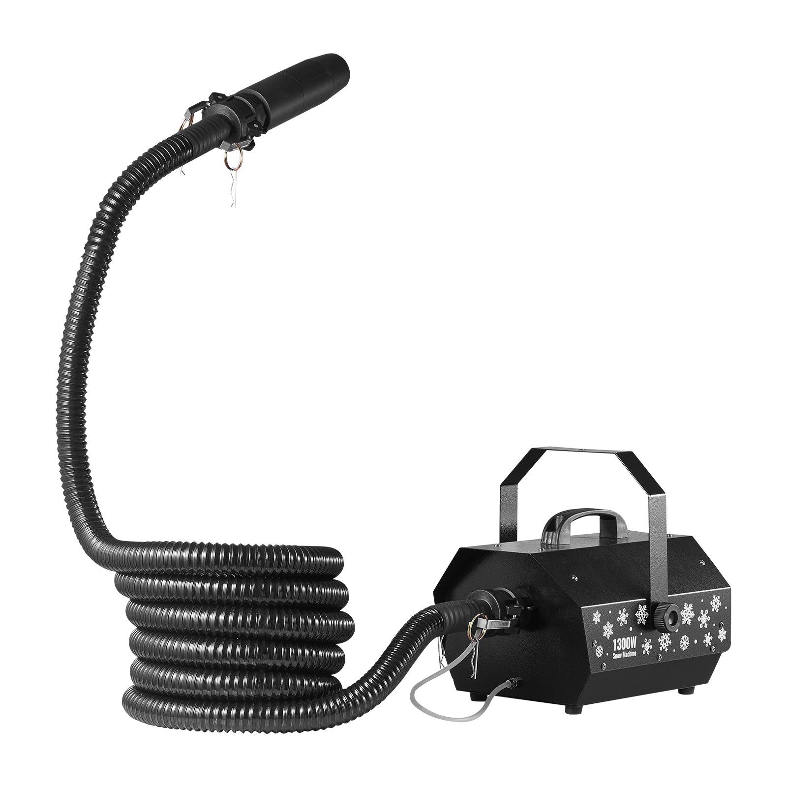 VEVOR Snow Machine 1300W Wireless Remote Control Handheld Hanging Snow Maker