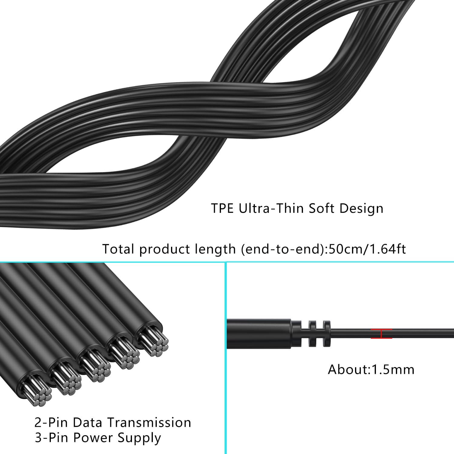 Short 90 Degree USB Type C 2.0 Flat Cable,Pd 65W USB C 2.0 Fast Charge Cable,Sho