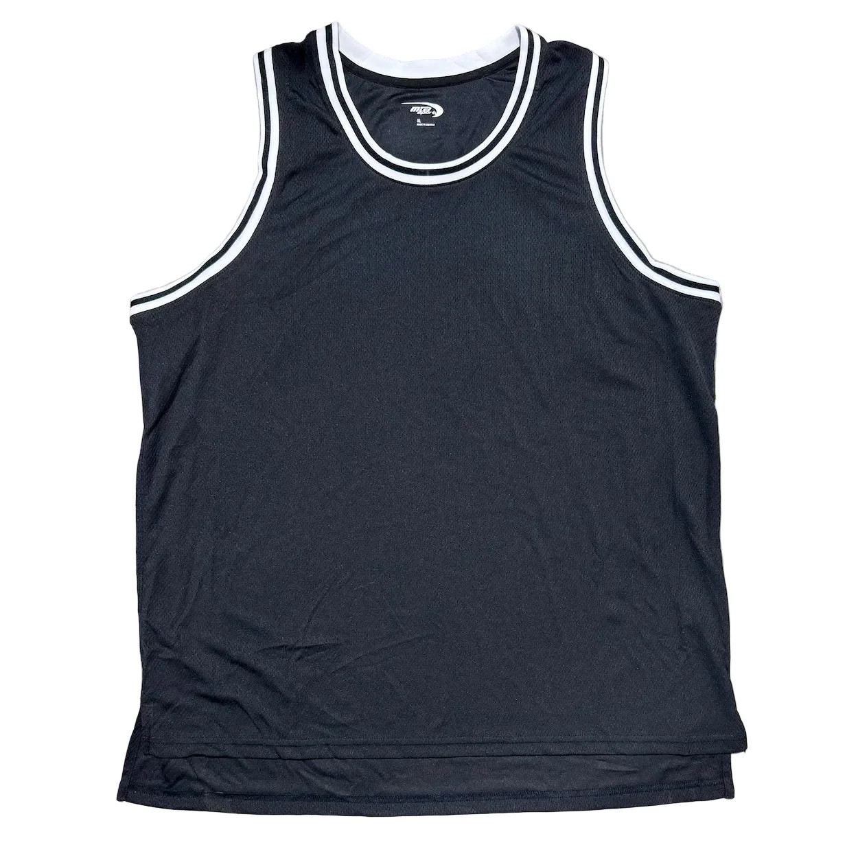 Basketball Jersey Moisture Wicking Sleeveless In Black - USA Sizes M-2XL