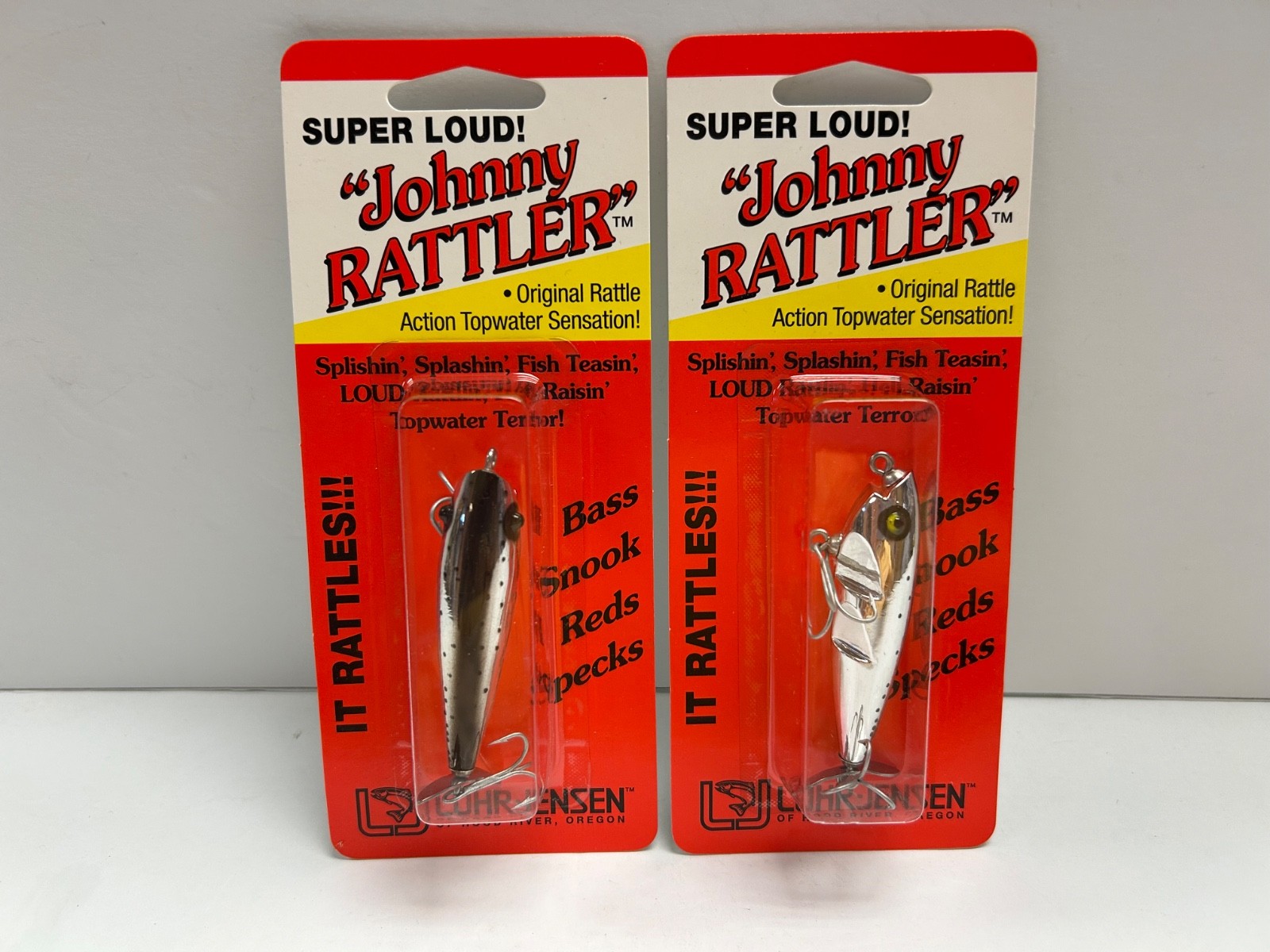 Johnny Rattler 1/4 oz Charcoal Lure Lot
