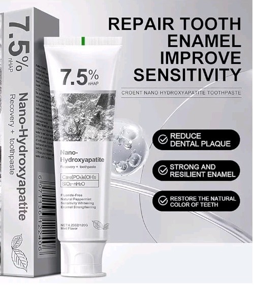 7.5% Hydroxyapatite Toothpaste for Advanced Enamel Protection, Appropriate No Bo