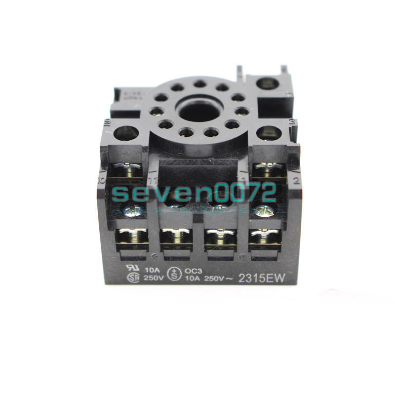10PCS Omron PF113A-E PF113AE 11-PIN Relay Socket New