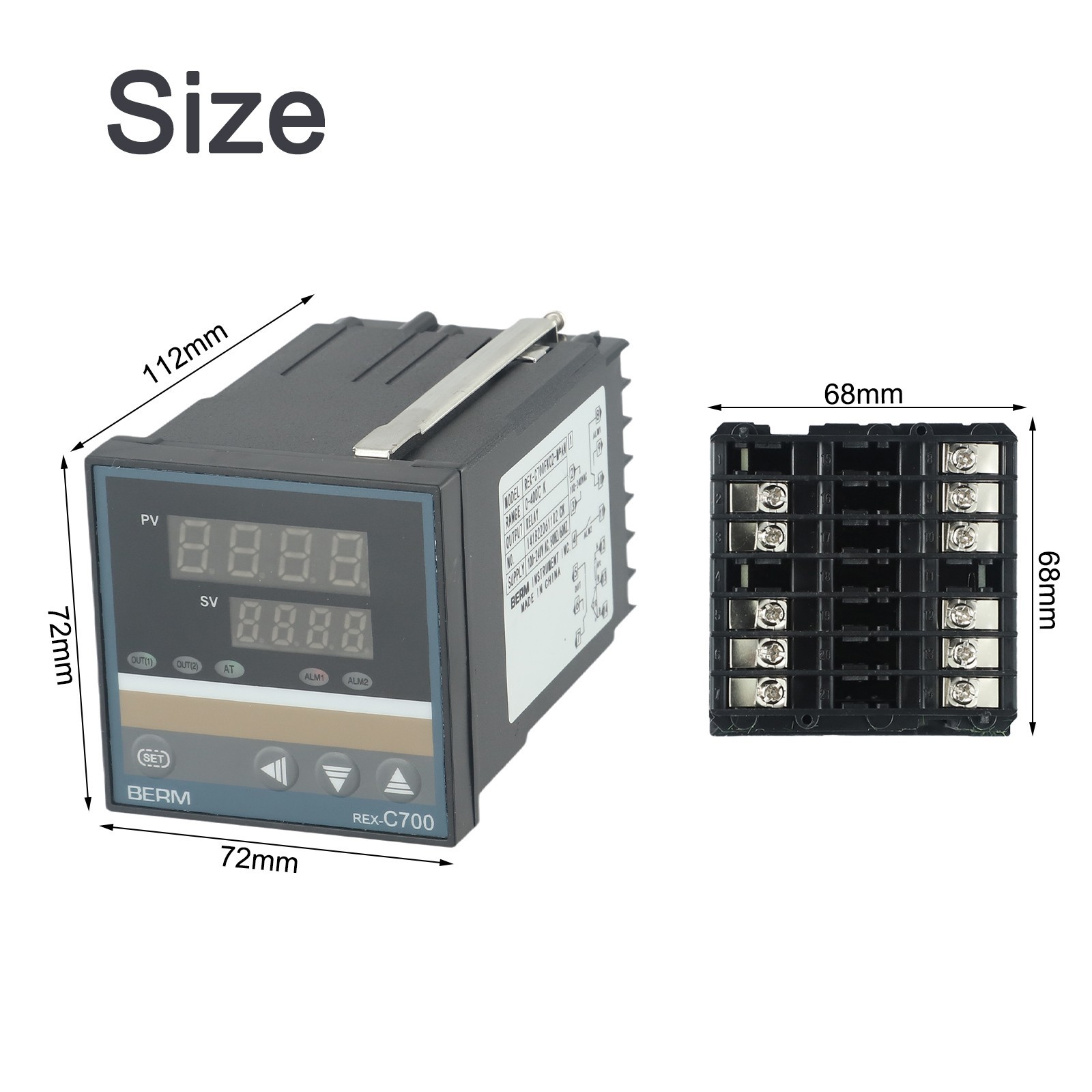 Efficient REXC700 M*AN PID Control Temperature Controller Relay Output