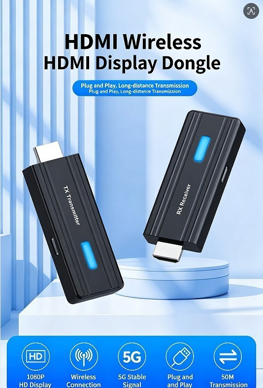Wireless HDMI Video Extender Transmitter Receiver Wireless Screen Cast Adapter