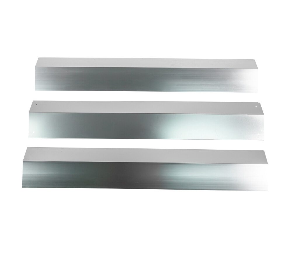 2Pk 103" Telescopic Wind Deflector for Dump Truck Tarp System, Mounting Hardware