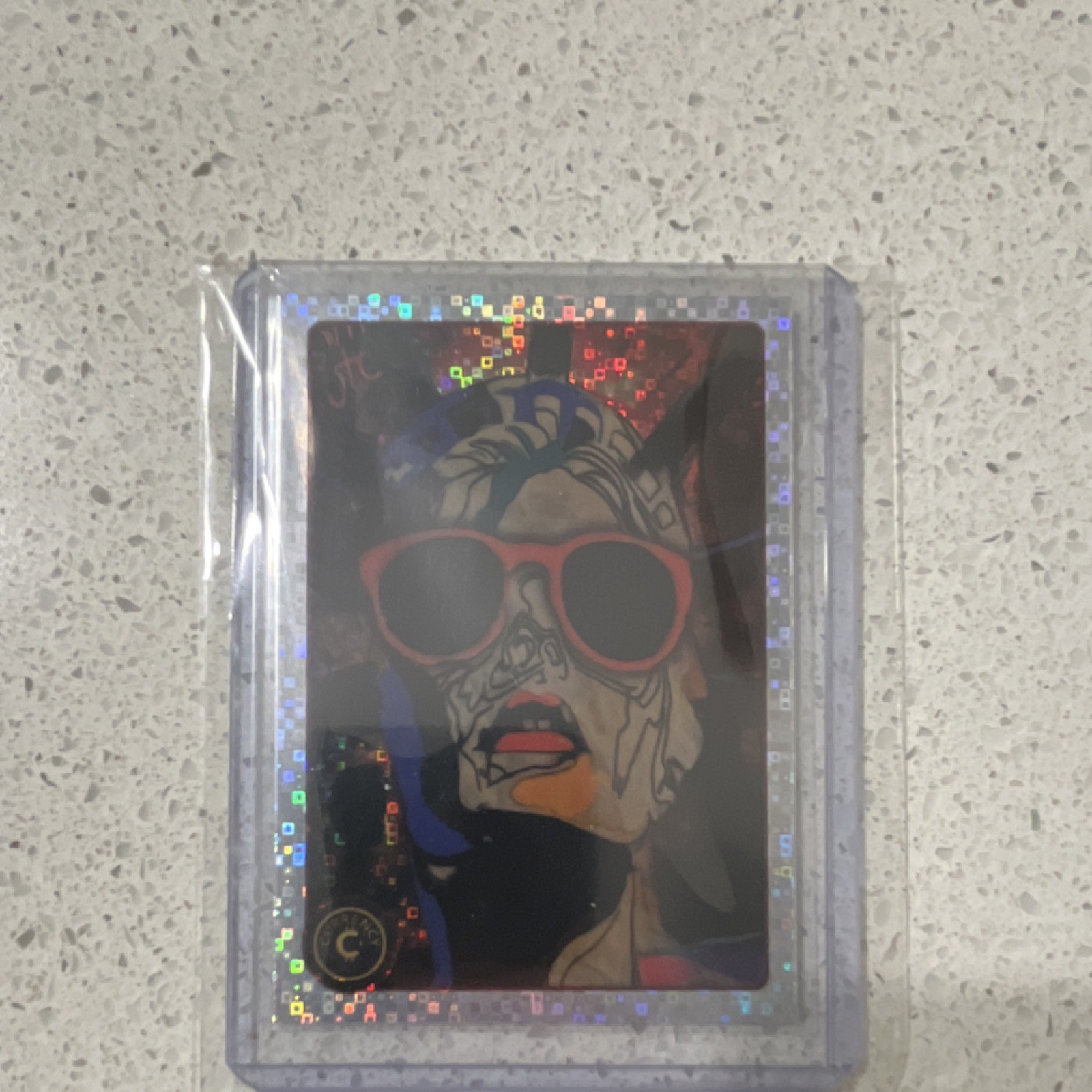 Currency Cred Bitcoin Crypto-Collectible Collectible Card #50 Limited Edition