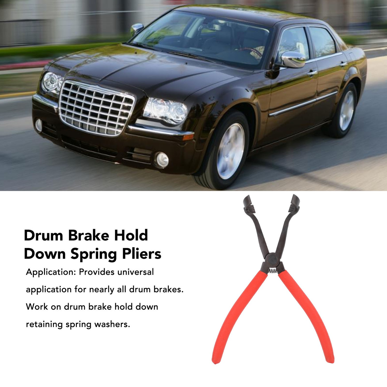 Drum Brake Hold Down Spring Pliers High Strength Easy Operation Spring Plate