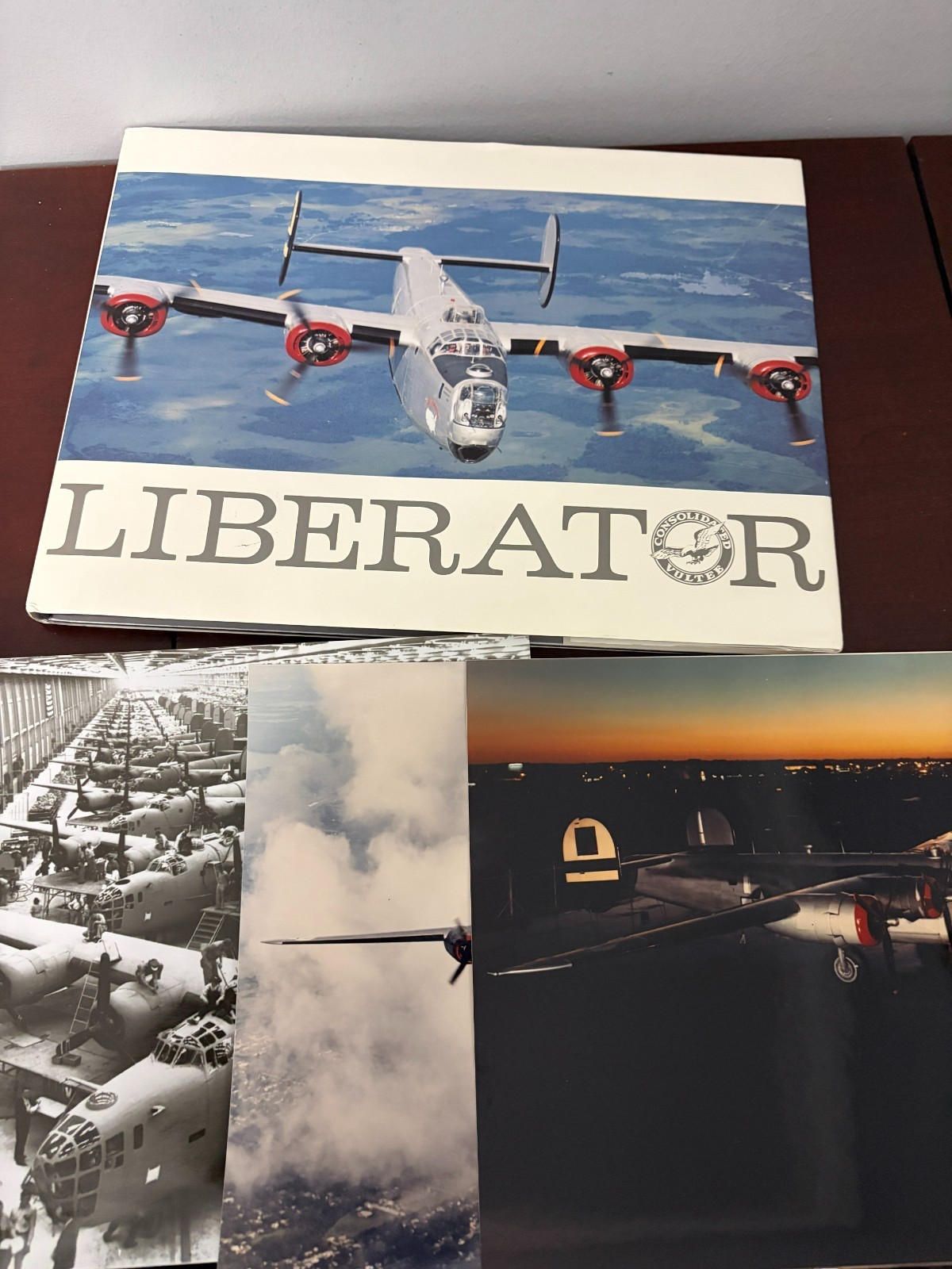 HC Book LIBERATOR Consolidated B-24 airplane illustrated aviation 1989 + photos
