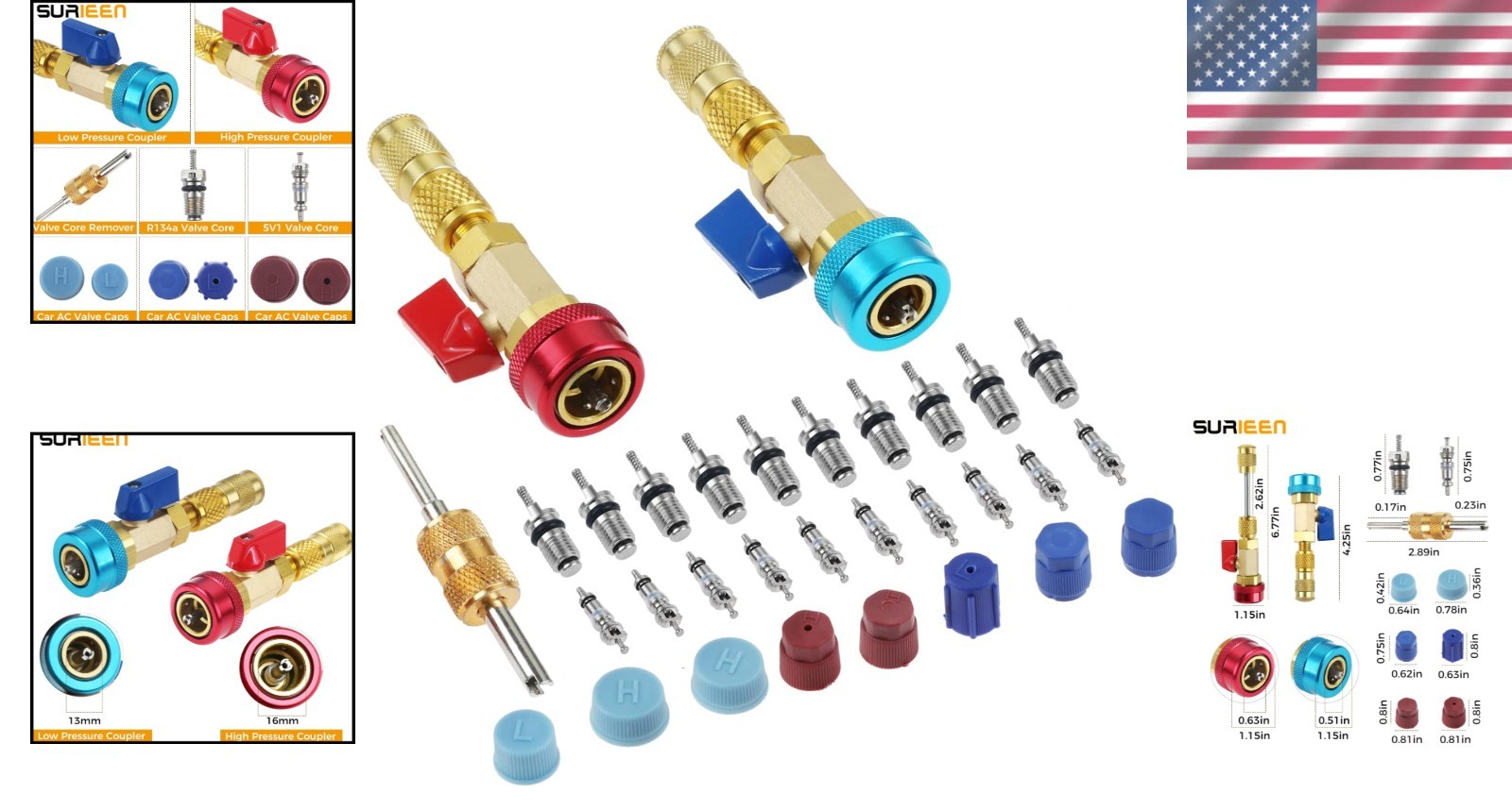 HVAC Tool Set for Refrigerant Systems