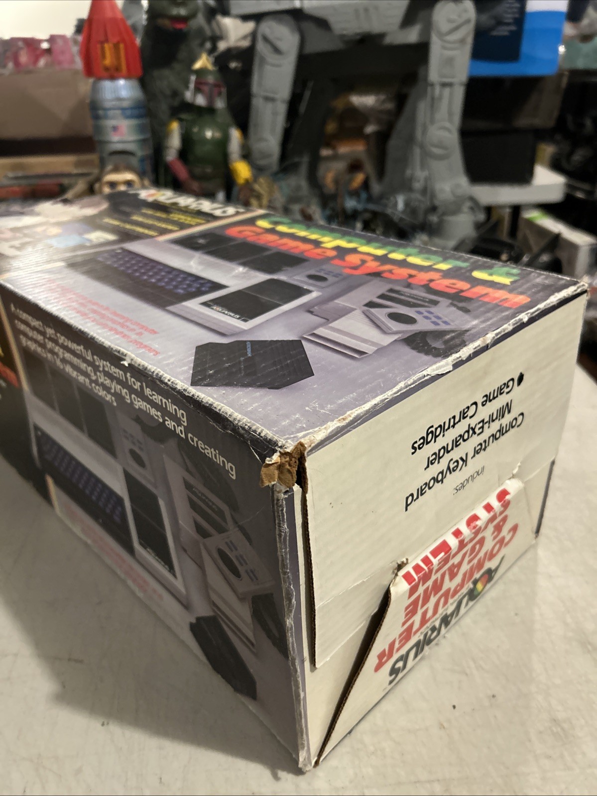 Mattel 1982 Aquarius Computer & Game System W/Nightstalker Untested As Is