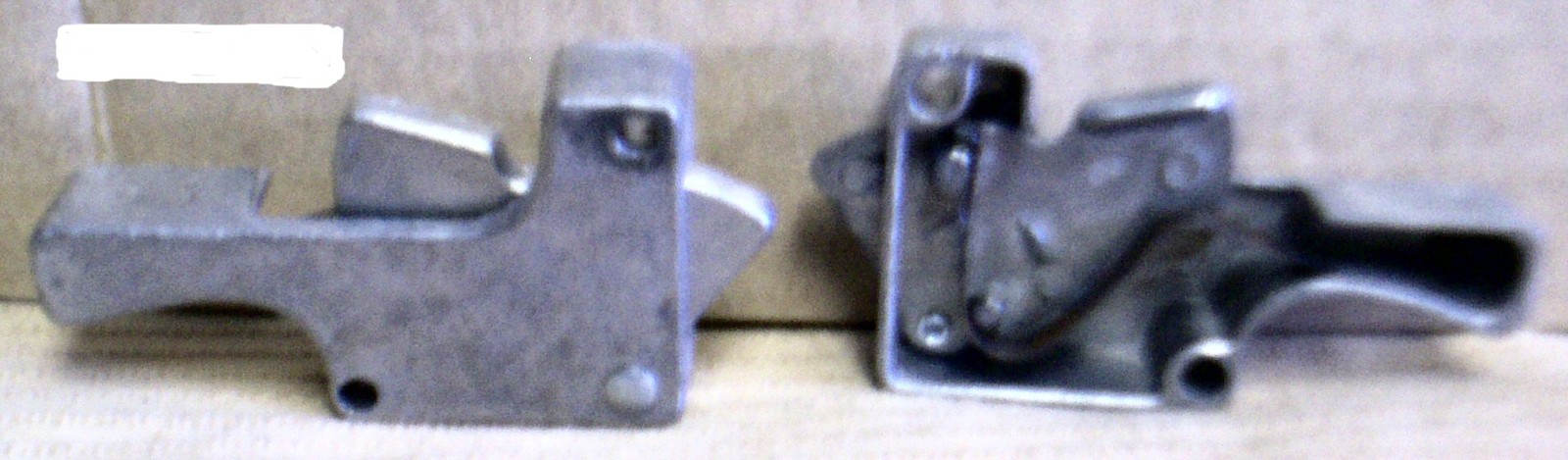 Lot of 2 - Spring Loaded Aluminum Latches