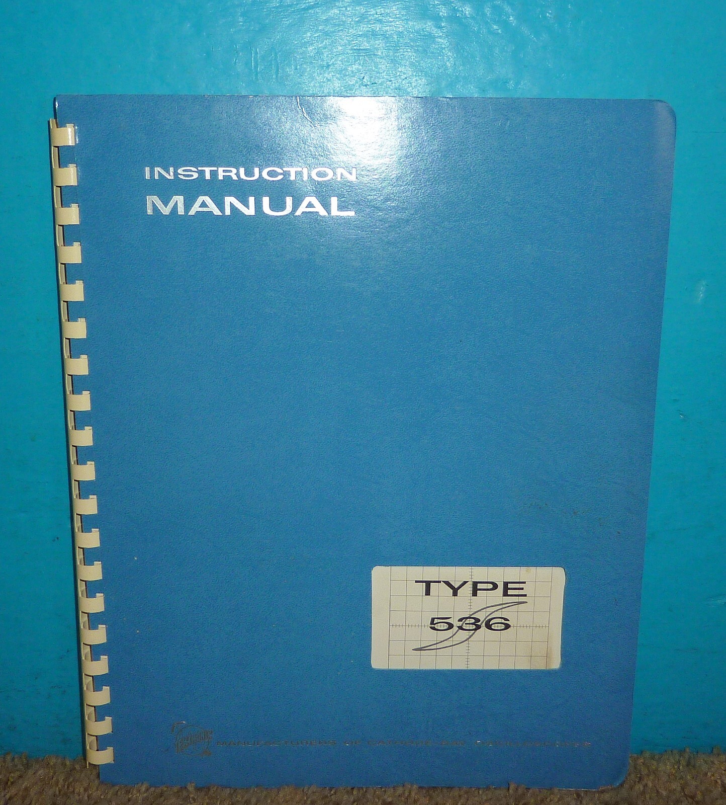 Tektronix Type 536 Oscilloscope Instruction Manual OEM 1961