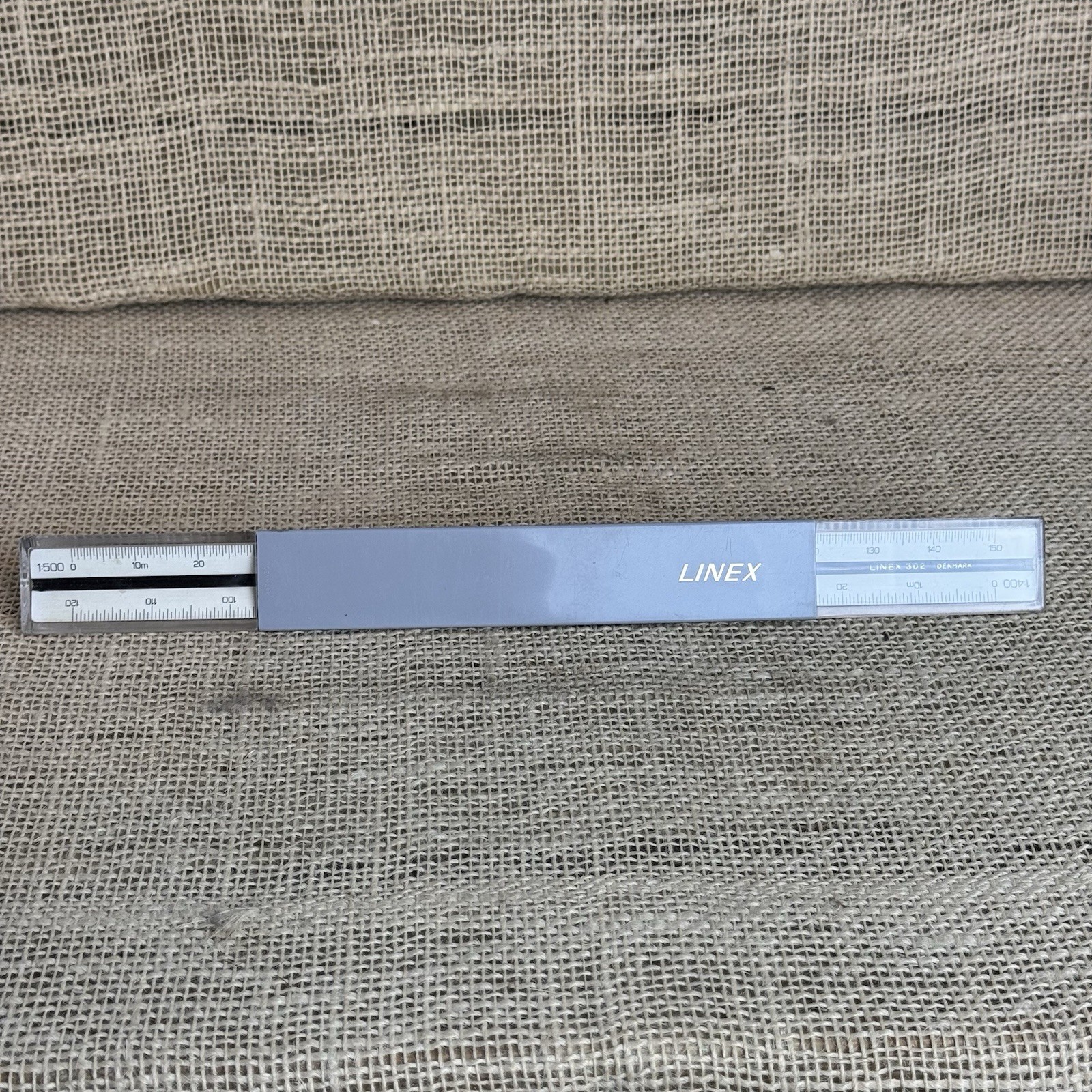 Linex  302 Triangular Graphics Engineering Drawing ruler in original case
