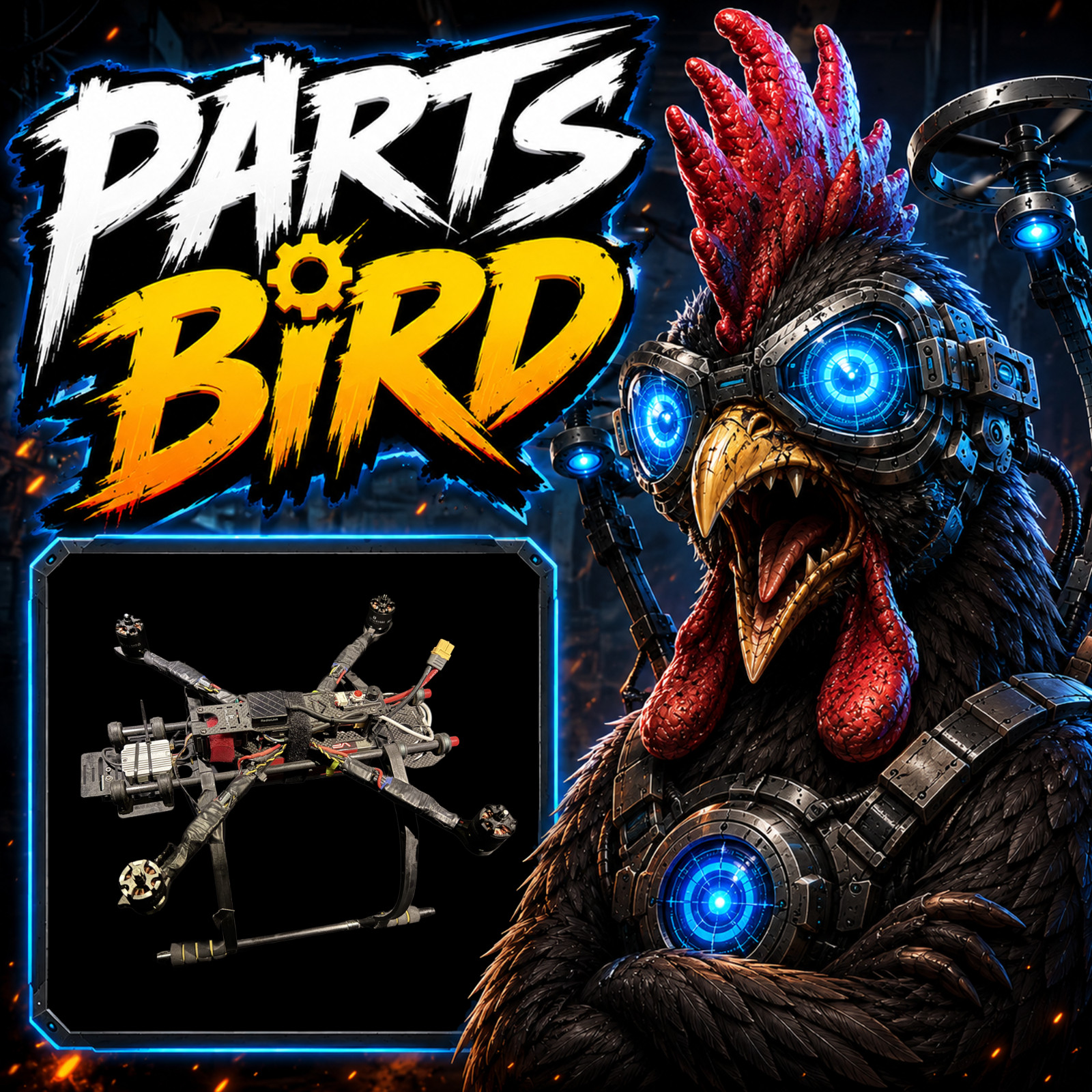 500 Series - Dji cam/tx - 880KV - AS IS - PARTS BIRD