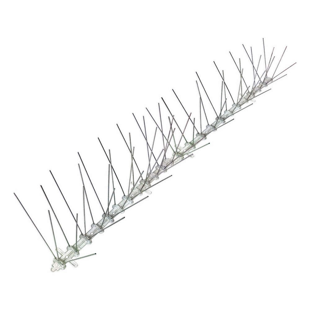 BIRD-X STS-24 Bird Repel Spikes,24ft L,4 1/2 in W,PK12 6WB51