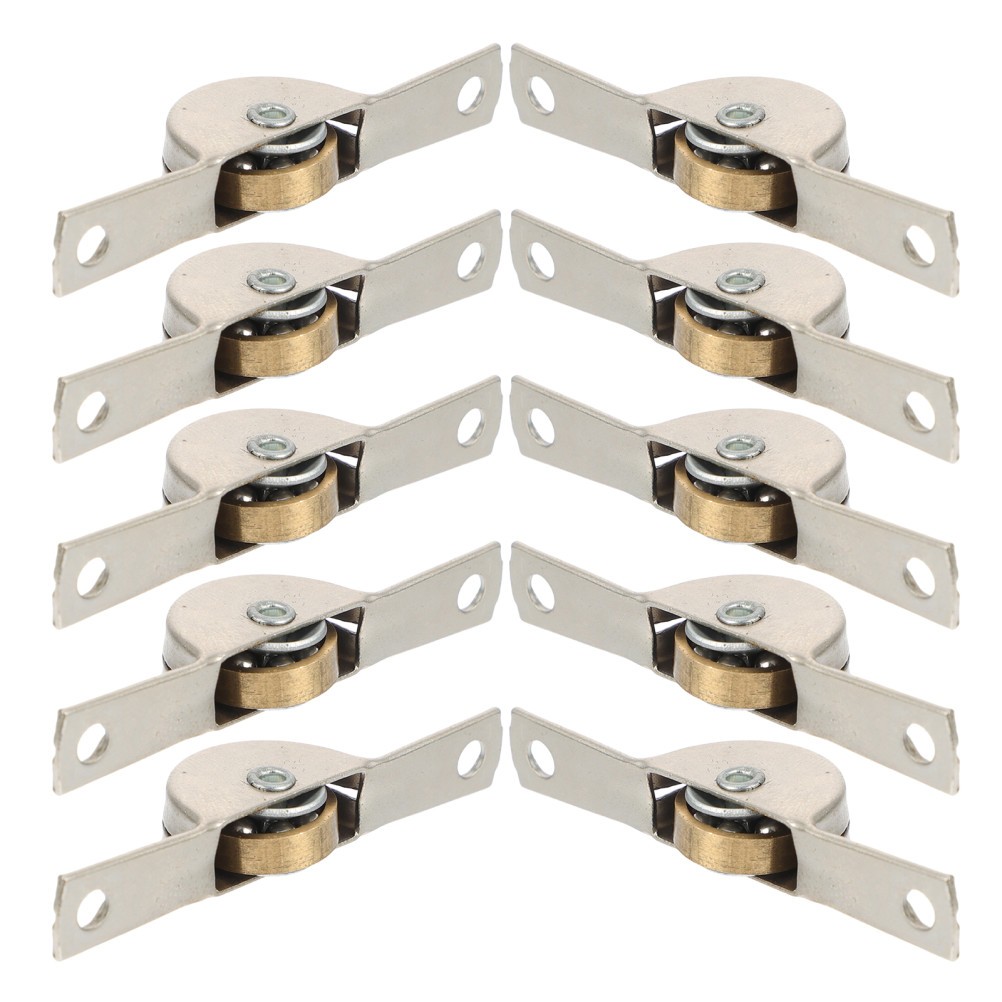 10pcs Sliding Roller Wheels: Cabinet Wardrobe Window Closet Door Roller