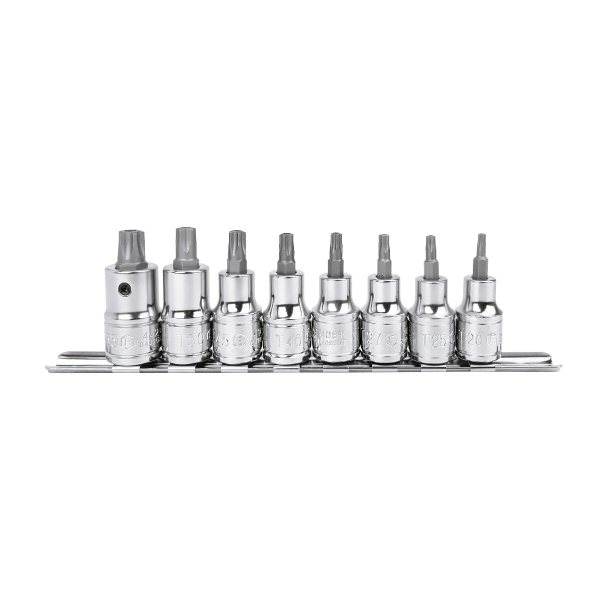 Genius Tools 8 Piece 1/2" Dr. Pentacle Bit Socket Set - BS-408PE