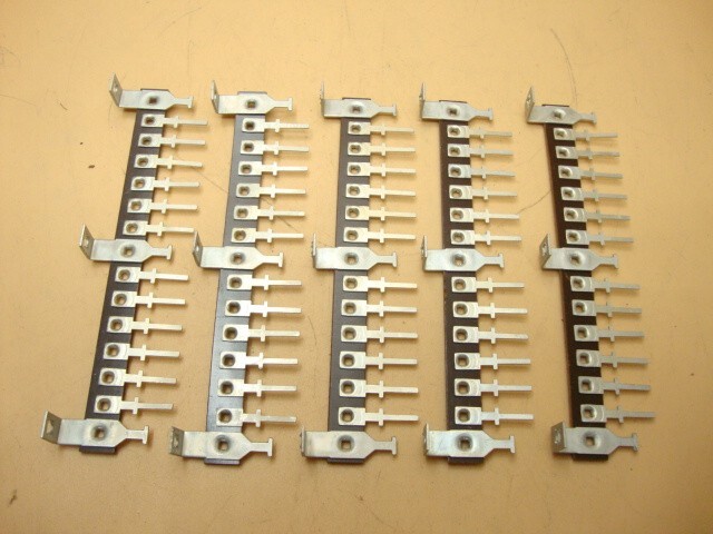 Terminal Strip, 15 Lug, 3 Lug Common, Phenolic Terminal Strip NOS (M36) (Qty 5)