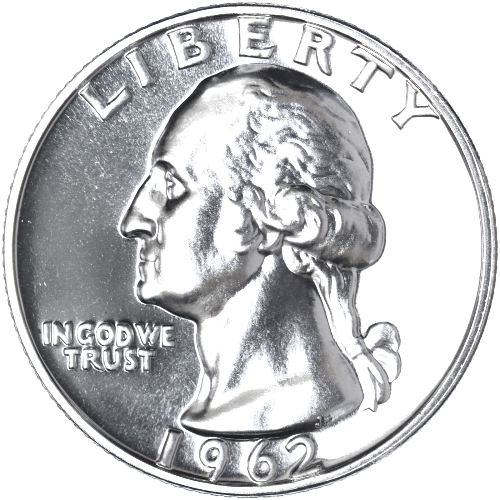 1962 (P) Washington Quarter Gem Proof 90% Silver