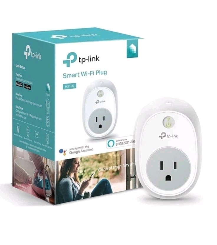 TP-Link - HS100 - Smart WiFi Plug - w/Google Assistant & Amazon Alexa NEW SEALED