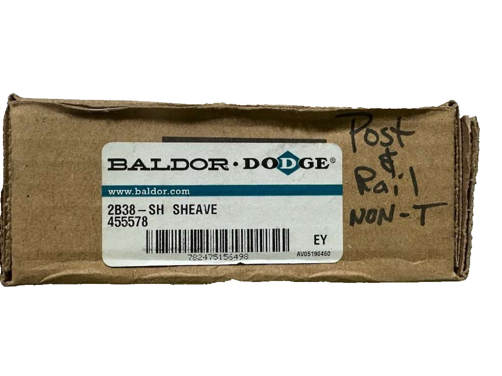 Dodge 455578 2B38-Sh Sheave New Old Stock!