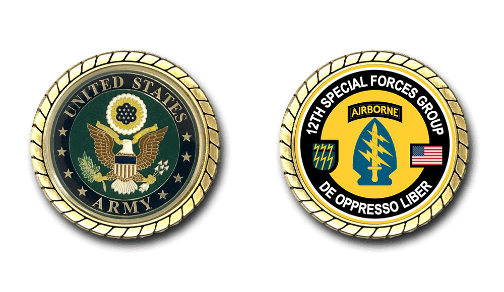 12th Special Forces Group US Army Challenge Coin Officially Licensed