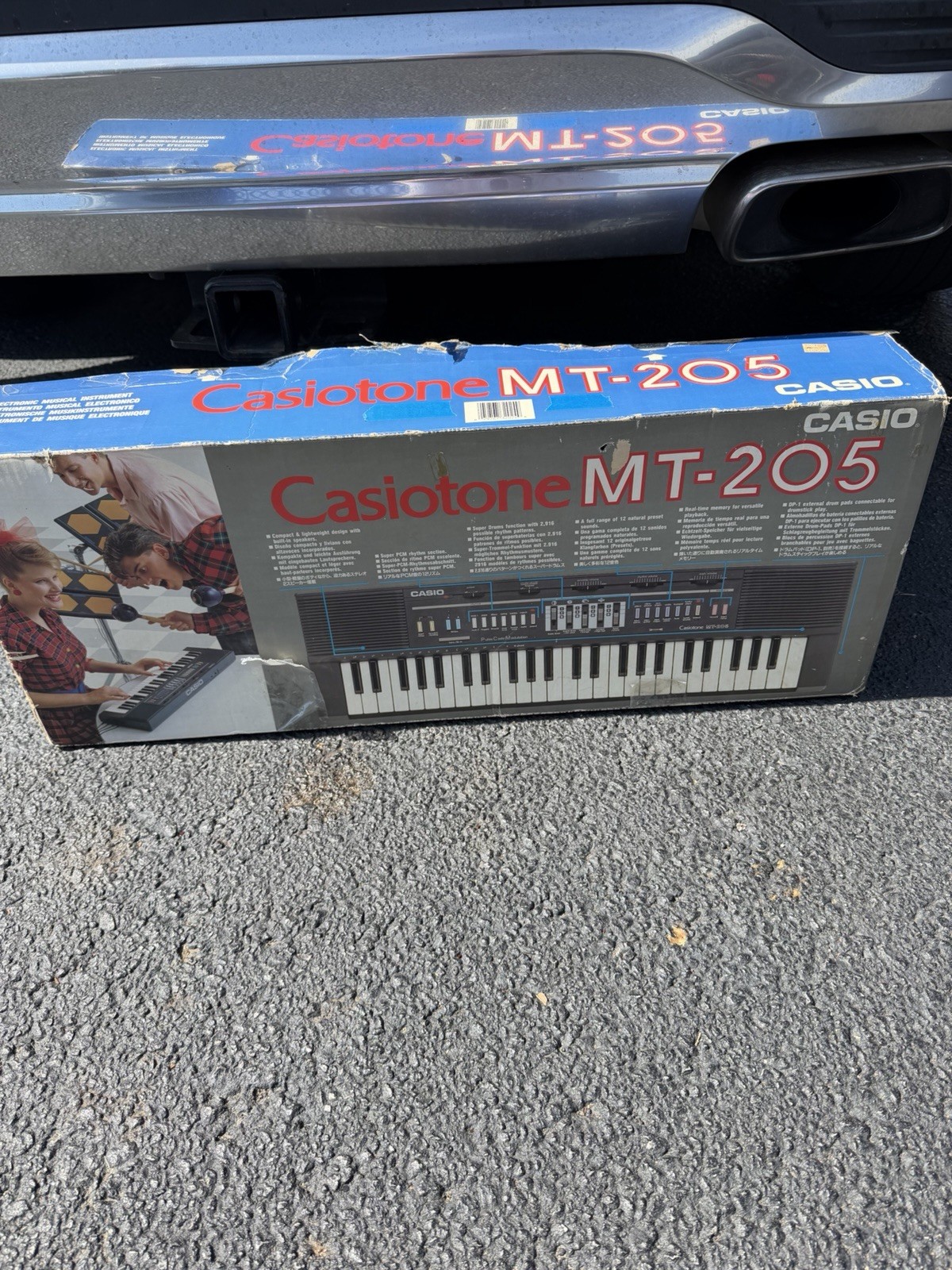 Casio Casiotone MT-205 Electronic Keyboard Piano And Adapter 49 Key New OPEN BOX