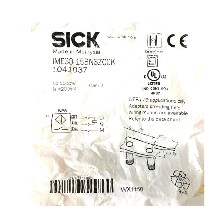 SICK-IME30-15BNSZC0K Inductive Proximity Sensors,NPN,New
