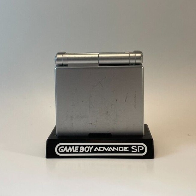 Game Boy Advance SP & 1 Game Case Display/Stand -DISPLAY ONLY (Customize Colors)