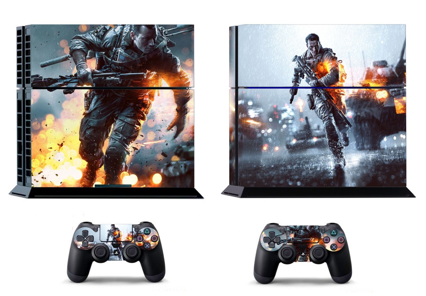 Battle 259 Vinly Skin Sticker for Sony PS4 PlayStation 4 and 2 controller skins